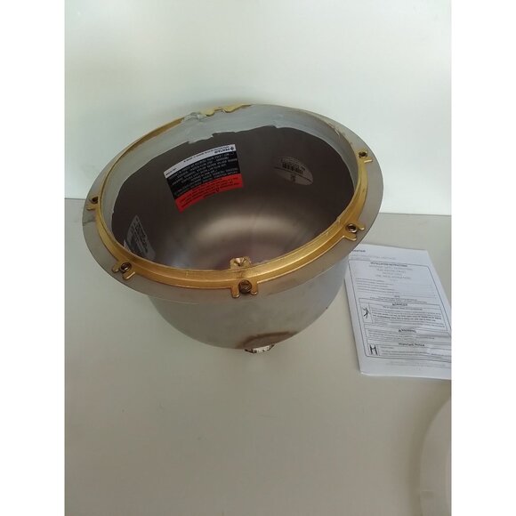 Concrete Pool Spa Light #78210400 3/4-Inch Large Top Hub Stainless Steel Niches - Picture 12 of 13